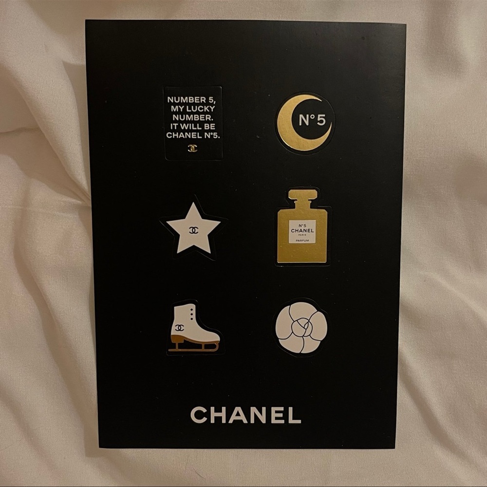 Chanel N°5 sticker sheet
